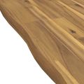 vidaXL Obdĺžnikový stôl 90 x 50 x 3,5 cm Obdĺžnikový Biela