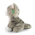 Plyšová mačka sivá 18 cm ECO-FRIENDLY