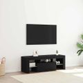 vidaXL TV skrinka 120 x 35 x 40 cm Čierny dub Kompozitné drevo