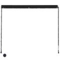 vidaXL Zaťahovacia markíza s LED 100x150 cm antracitová