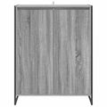 vidaXL Skriňa na topánky Sivý Sonoma 79 x 36 x 100 cm Kompozitné drevo