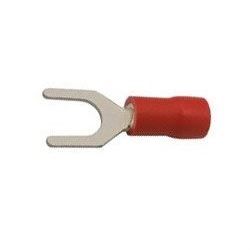 Vidlička káblová 5,3 mm červená (SVS 1,25-5)