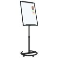 vidaXL Magnetická biela tabuľa Čierna a biela 62 x 62,5 x 197 cm EPS