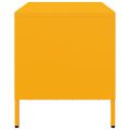 vidaXL TV skrinka horčicovožltá 68x39x43,5cm oceľ valcovaná za studena