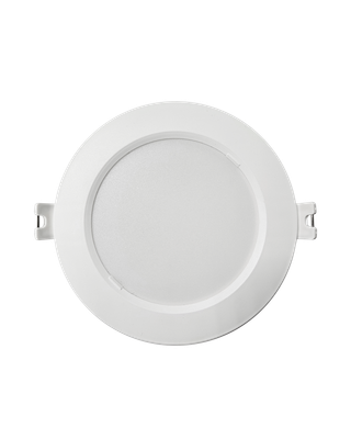 Q-101P LED panel 6W 660lm 4000K biely - kruhový vstavaný Qtec