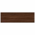 vidaXL Nástenné police 4 ks hnedý dub 100x30x1,5 cm kompozitné drevo