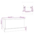 vidaXL Úložný box hnedý dub 50x30x28 cm spracované drevo