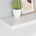 vidaXL Plávajúce nástenné police 4 ks, biele 50x23,5x3,8 cm, MDF