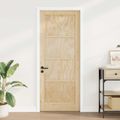 vidaXL Vnútorné dvere 93 x 211 cm Preglejka Prírodná