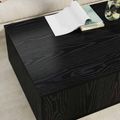 vidaXL Konferenčný stolík Čierny dub 95 x 55 x 31 cm Kompozitné drevo