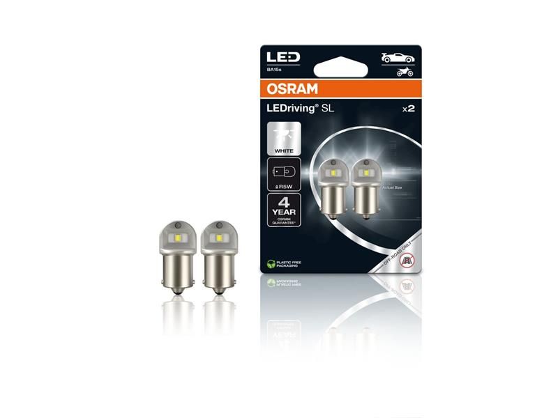 Autožiarovka LED 12V R5W BA15s OSRAM studená biela 2ks