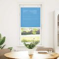vidaXL Plisovaná roleta modrá 60x150 cm, šírka látky 59,4 cm, polyester