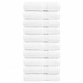 vidaXL Prémiové osušky SOLUND 10 ks biele 100x150 cm 600 g/m2