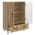 vidaXL Servírovacia skriňa Dub artisan 66 x 34,5 x 95 cm