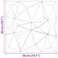 vidaXL Nástenné panely 12 ks 50 x 50 cm Diamond Zelený XPS Pena