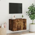 vidaXL TV skrinka nástenná dymový dub 60x30x41 cm