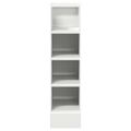 vidaXL Spodná skrinka "Riga" Biela 20x44,5x81,5 cm Konštrukcia dreva