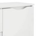 vidaXL Servírovacia skriňa Vysoký lesk bielej 100 x 30 x 65,6