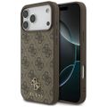 Obal Guess 4G Small Classic Logo MagSafe pre iPhone 17 Pro Max hnedý