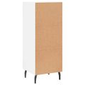 vidaXL Komoda biela 34,5x34x90 cm spracované drevo