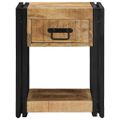 vidaXL Nočné stolíky 2 ks 40x40x50 cm masívne surové drevo mango