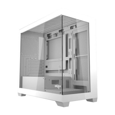 Počítačová skriňa Darkflash C218M + 6 ventilátorov ARGB (biela)