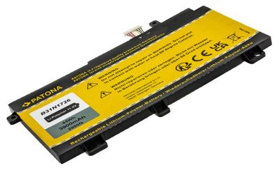 PATONA batéria pre ntb ASUS FX504 3900mAh Li-Pol 11,4V B31BN91 Batéria, pre notebook, pre ASUS FX504, 3900mAh, 11,4V, Li-Pol, B31BN91, neoriginálna