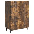 vidaXL Servírovacia skriňa Dymový dub 66 x 34,5 x 92 cm