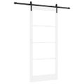 vidaXL Posuvné dvere ORKDAL Biela a čierna 93 x 211 cm