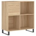 vidaXL Skrinka na platne dub sonoma 84,5x38x48 cm kompozitné drevo
