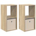 vidaXL Nočný stolík 2 ks Sonoma dub 30,5 x 27 x 59,5 cm