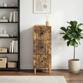 vidaXL Zásuvkový kabinet 33 x 34,5 x 90 cm Kompozitné drevo Dymový dub