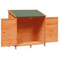vidaXL Záhradný prístrešok so strechou Hnedá 106,5 x 56 x 113,5 cm