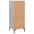 vidaXL Komoda betónovo sivá 34,5x34x90 cm spracované drevo