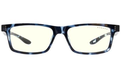 GUNNAR kancelárske/herné okuliare CRUZ KIDS LARGE (8-12) NAVY TORTOISE číre sklá BLF 35 NATURAL focus Okuliare, kancelárske, herné, čierno-modré obrúčky, číre sklá, pre deti 8–12 rokov