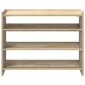 vidaXL Regál na topánky dub sonoma 80x25x62 cm spracované drevo