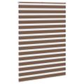 vidaXL Zebra roleta hnedá 165x200 cm šírka látky 160,9cm polyester