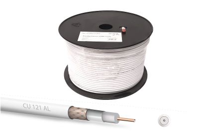 Koaxiálny kábel Zircon CU 121 AL / 150 m / 5mm