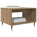 vidaXL Konferenčný stolík dub artisan 60 x 50 x 40 cm Kompozitné drevo