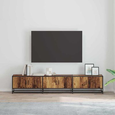 vidaXL TV jednotky 2 pcs Staré drevo 210 x 35 x 41 cm Kompozitné drevo