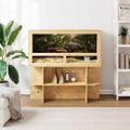 vidaXL Základňa terária Hnedá 100 x 50 x 50 cm OSB