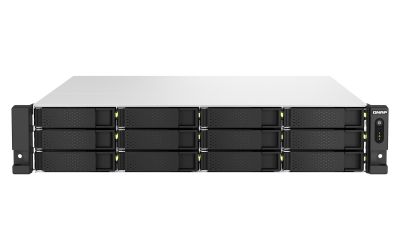QNAP TS-h1887XU-RP-E2334-16G (Xeon 4,8GHz, ZFS, 16GB ECC RAM, 12x 3,5'' + 6x2,5'', 2x 2,5GbE, 2x10GbE)