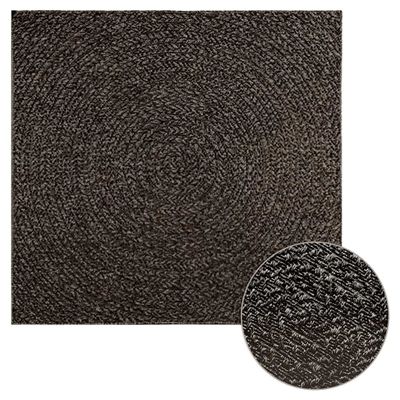 vidaXL Koberec ZIZUR 120x120 cm, jutový vzhľad, interiér a exteriér