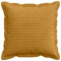 vidaXL Poťah na podložku 12 ks HOUTEN Žltá 40 x 40 cm manšestr