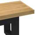 vidaXL Jedálenská lavička NOAIN 160 x 41 x 45 cm Masívna borovica