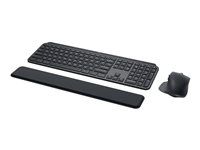 Sada klávesnice a myši - podsvietená - bezdrôtová - Bluetooth LE - QWERTY - britská - grafit