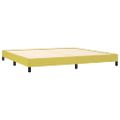 vidaXL Posteľ bez matraca zelená 200x200 cm látka