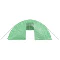 vidaXL Fóliovník s oceľovým rámom zelený 110 m² 16x5x2,3 m