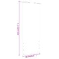 vidaXL Balkónová markíza modrá a biela 80x240 cm oxfordská látka