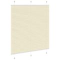 vidaXL plisovaná roleta krémová 120x150 cm Šírka látky 119,4 cm